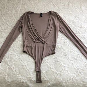 Windsor Brown Crossover Bodysuit